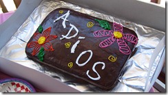 PS Party Adios cake