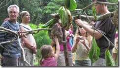 Visitors at rescue center