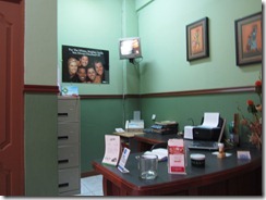 Dental reception room