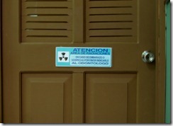 Door to dental work room