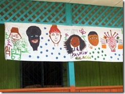 Kids art at the cultural center